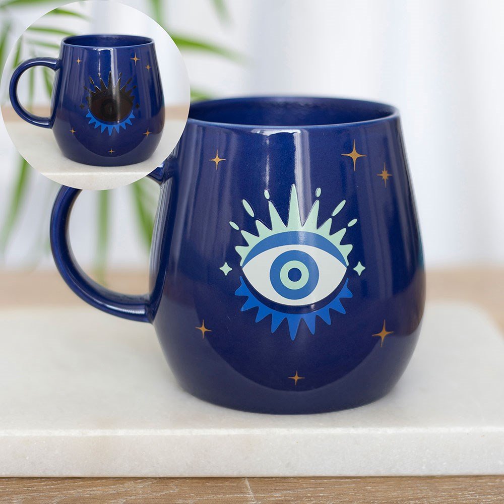 All Seeing Eye Colour Changing Mug Drinkware - Gothic & Alternative Gift - Haunted