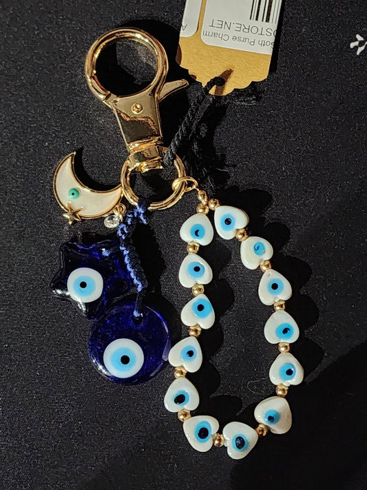 All Seeing Eye Evil Eye Goth Purse Charm Costumes - Gothic & Alternative Gift - Haunted