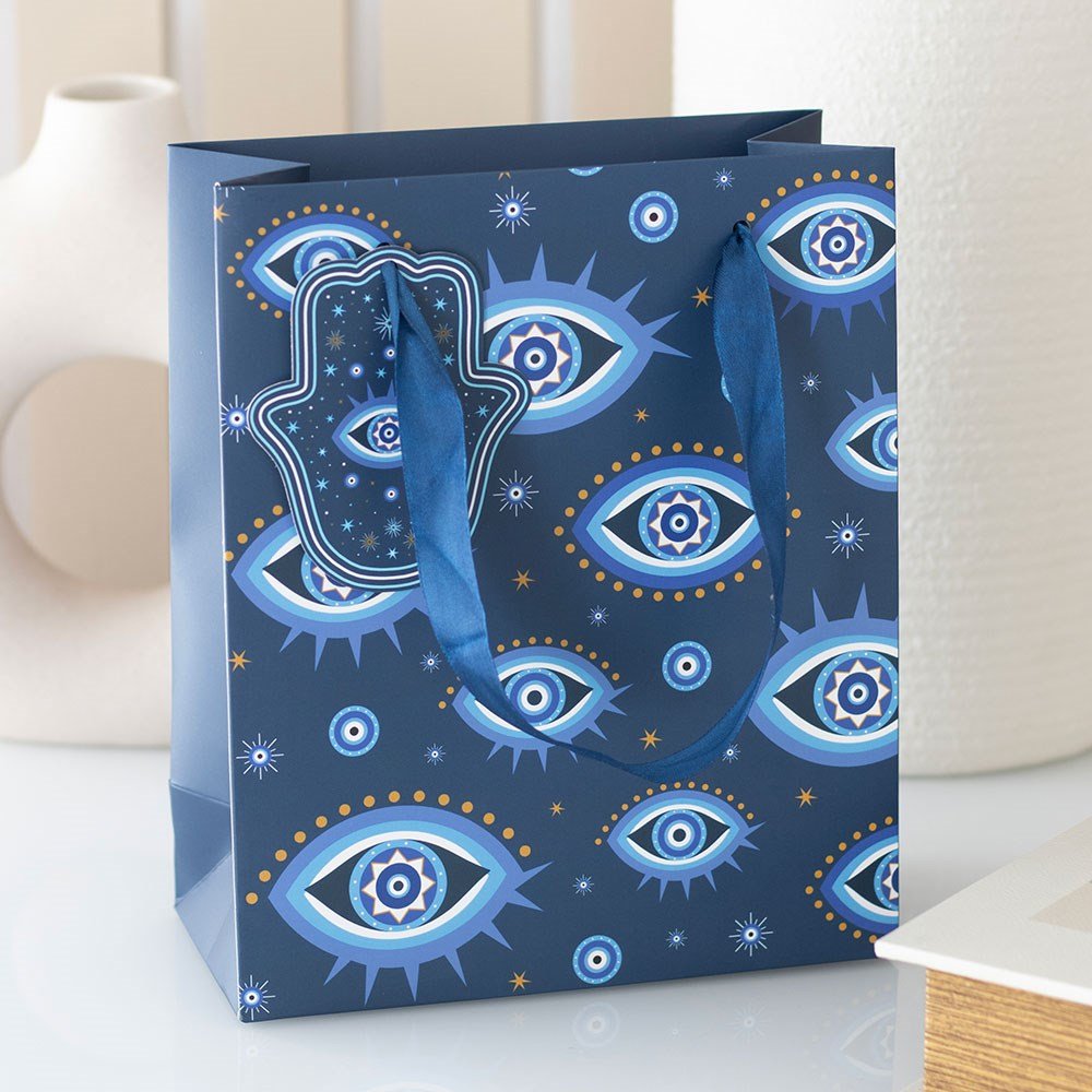 All Seeing Eye , Evil Eye Print Gift Bag Wrapping Paper - Gothic & Alternative Gift - Haunted