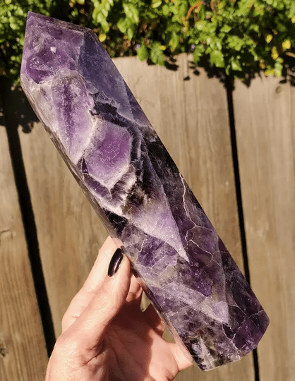 Amethyst Crystal Tower Crystals - Gothic & Alternative Gift - Haunted