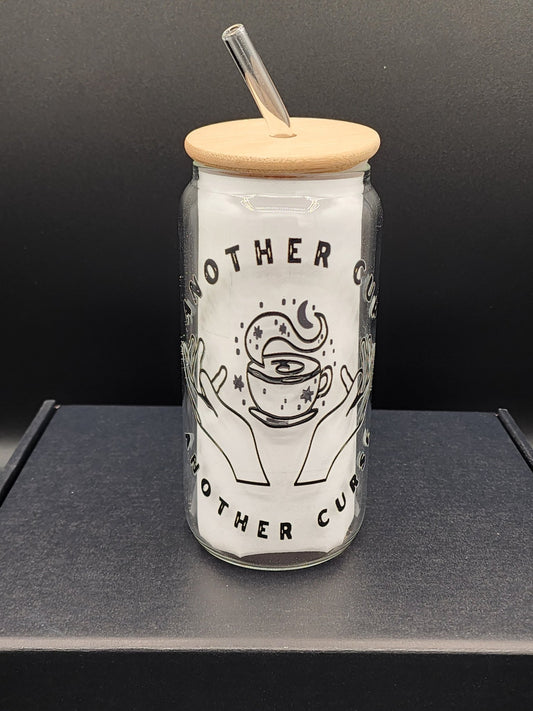 Another Cup Another Curse Glass Tumbler Drinkware - Gothic & Alternative Gift - Haunted