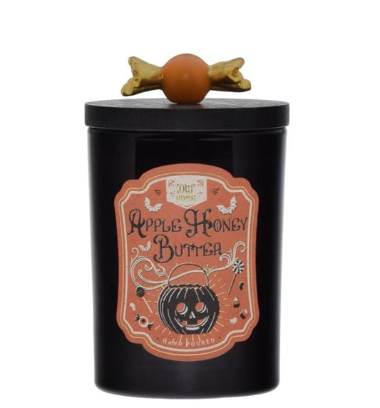 Apple Honey Butter Halloween Glass Candle Limited Edition Candles - Gothic & Alternative Gift - Haunted