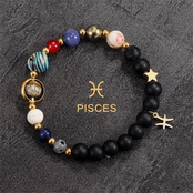 Astrological Zodiac Handmade Bracelets Jewelry - Gothic & Alternative Gift - Haunted