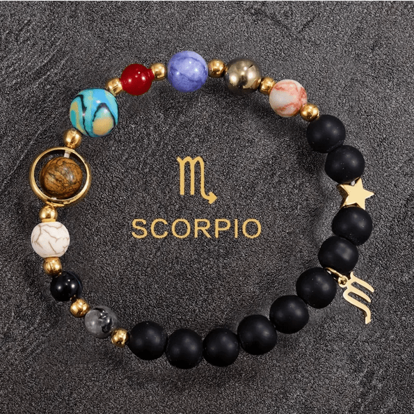 Astrological Zodiac Handmade Bracelets Jewelry - Gothic & Alternative Gift - Haunted