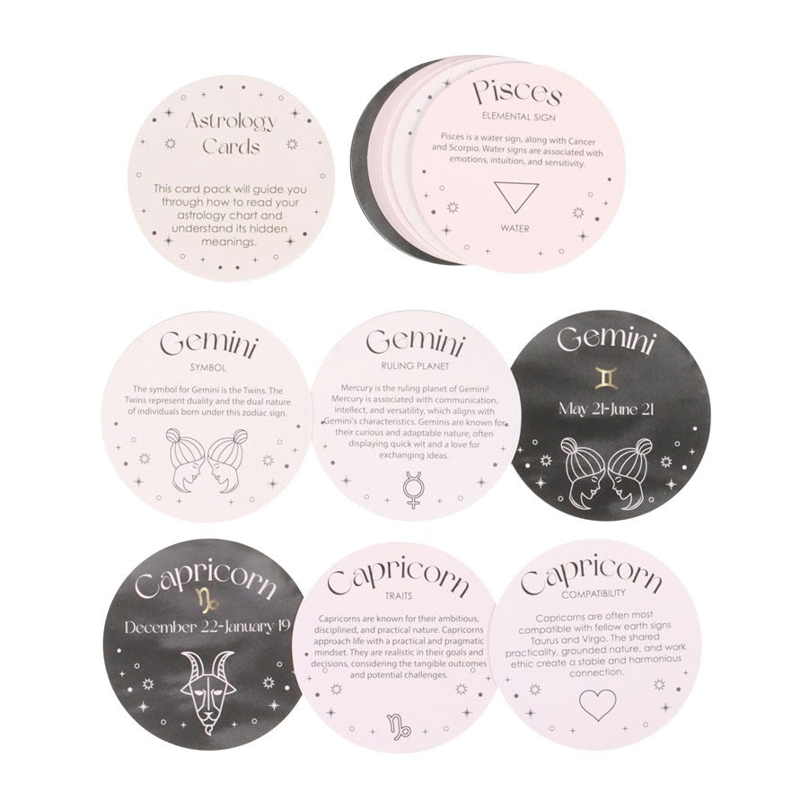 Astrology Reading Card Gift Set Books - Gothic & Alternative Gift - Haunted