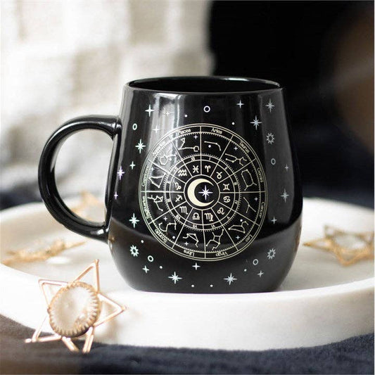 Astrology Wheel Coffee Mug-Changes with Heat Kitchenware - Gothic & Alternative Gift - Haunted