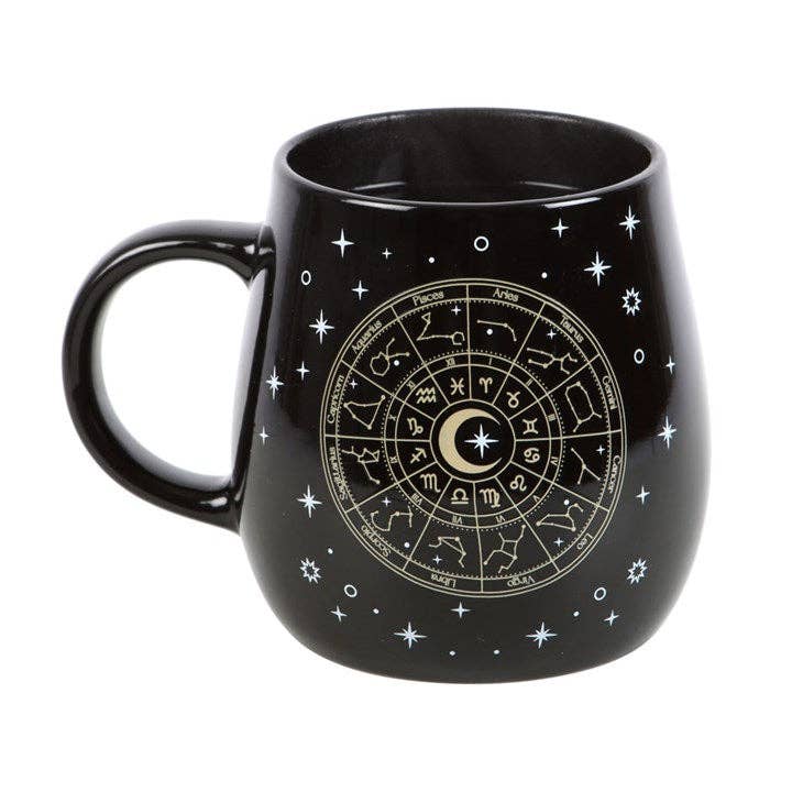Astrology Wheel Coffee Mug-Changes with Heat Kitchenware - Gothic & Alternative Gift - Haunted