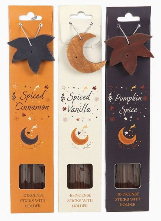 Autumn Fall Magic XL Incense Sticks pack of 40 Incense - Gothic & Alternative Gift - Haunted
