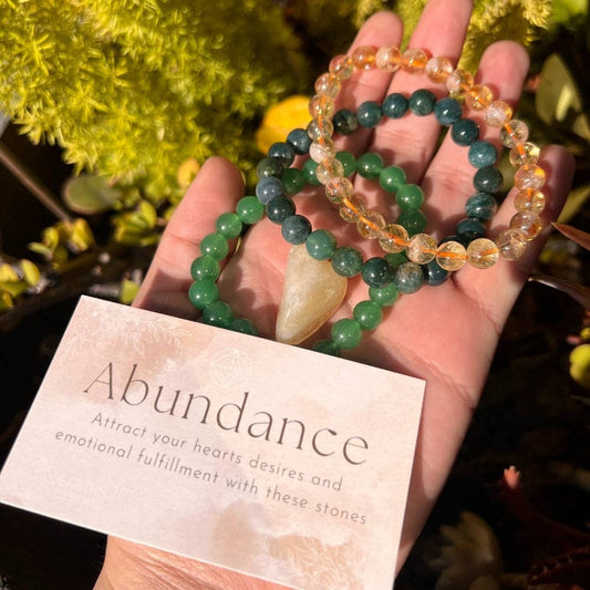 Abundance Intentions Bracelet Set