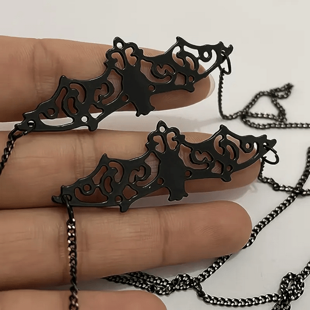 Bat Goth Eye Glass Chain Glasses - Gothic & Alternative Gift - Haunted