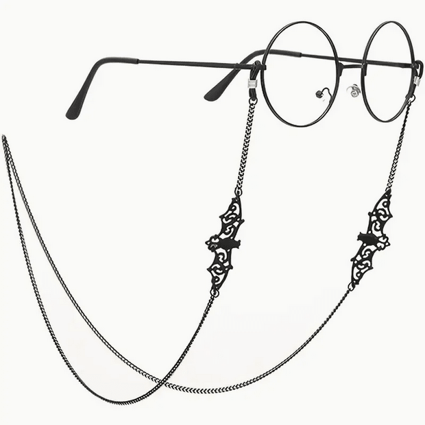 Bat Goth Eye Glass Chain Glasses - Gothic & Alternative Gift - Haunted