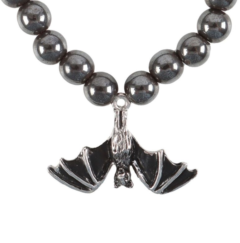 Bat Jewelry-Stainless Steel and Silver Dracula Victorian Vampire Crystals - Gothic & Alternative Gift - Haunted
