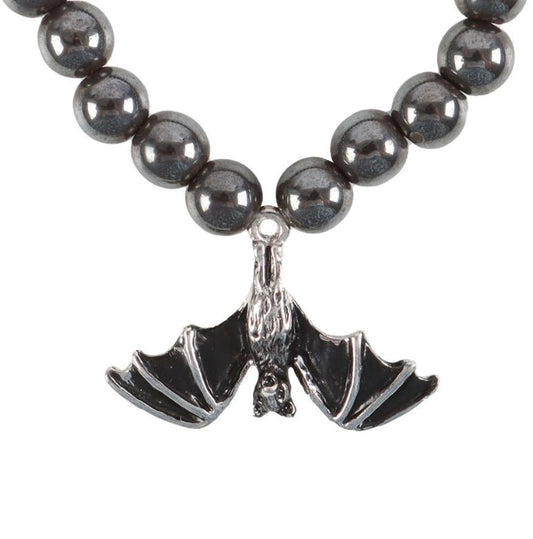 Bat Jewelry-Stainless Steel and Silver Dracula Victorian Vampire Crystals - Gothic & Alternative Gift - Haunted