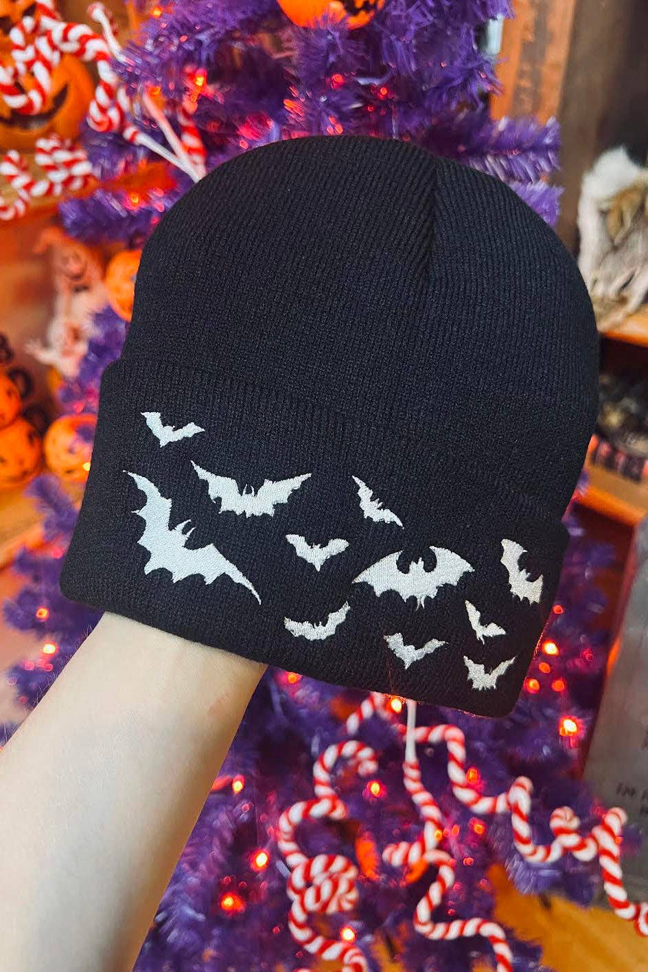 Bats Beanie Accessories - Gothic & Alternative Gift - Haunted