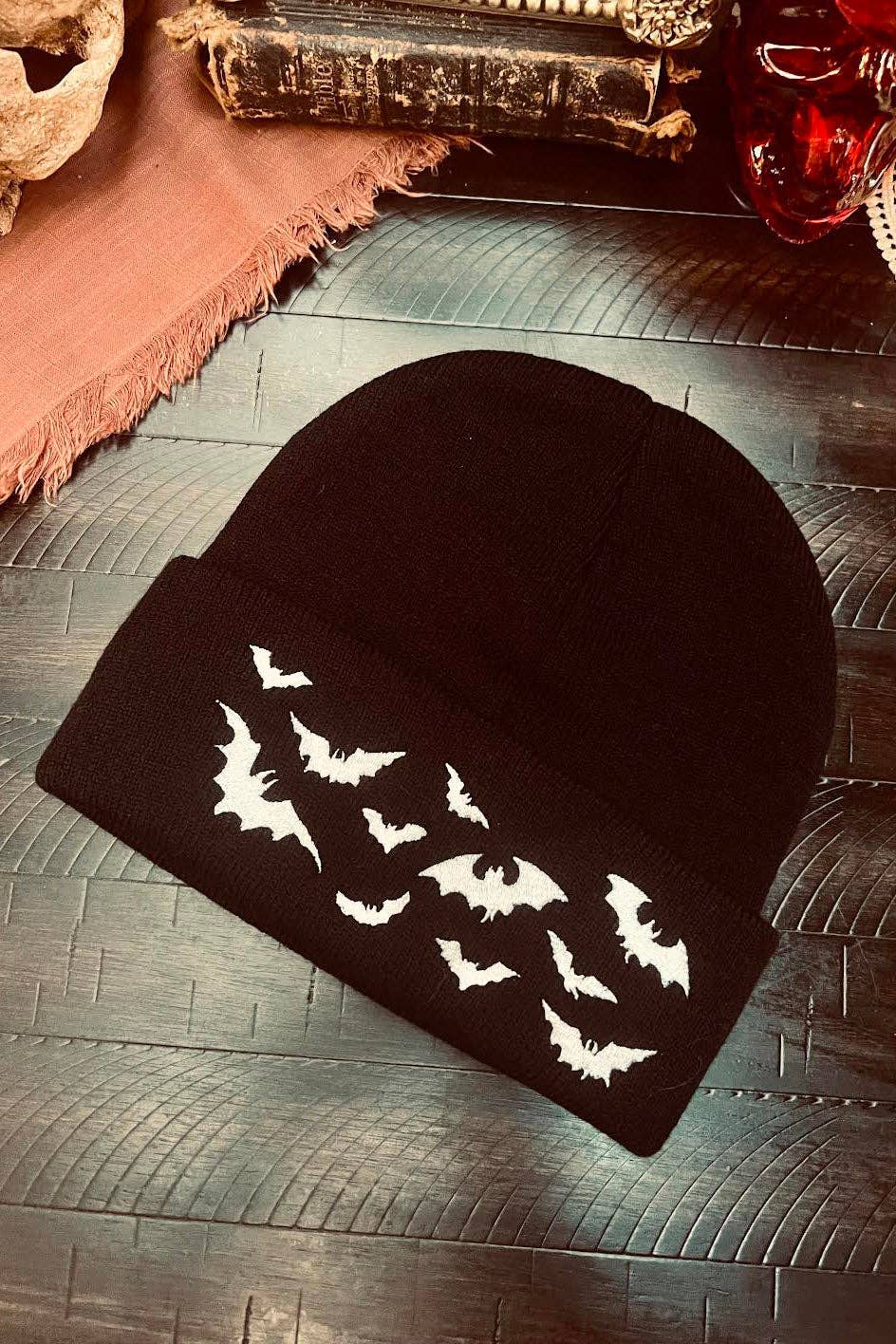 Bats Beanie Accessories - Gothic & Alternative Gift - Haunted