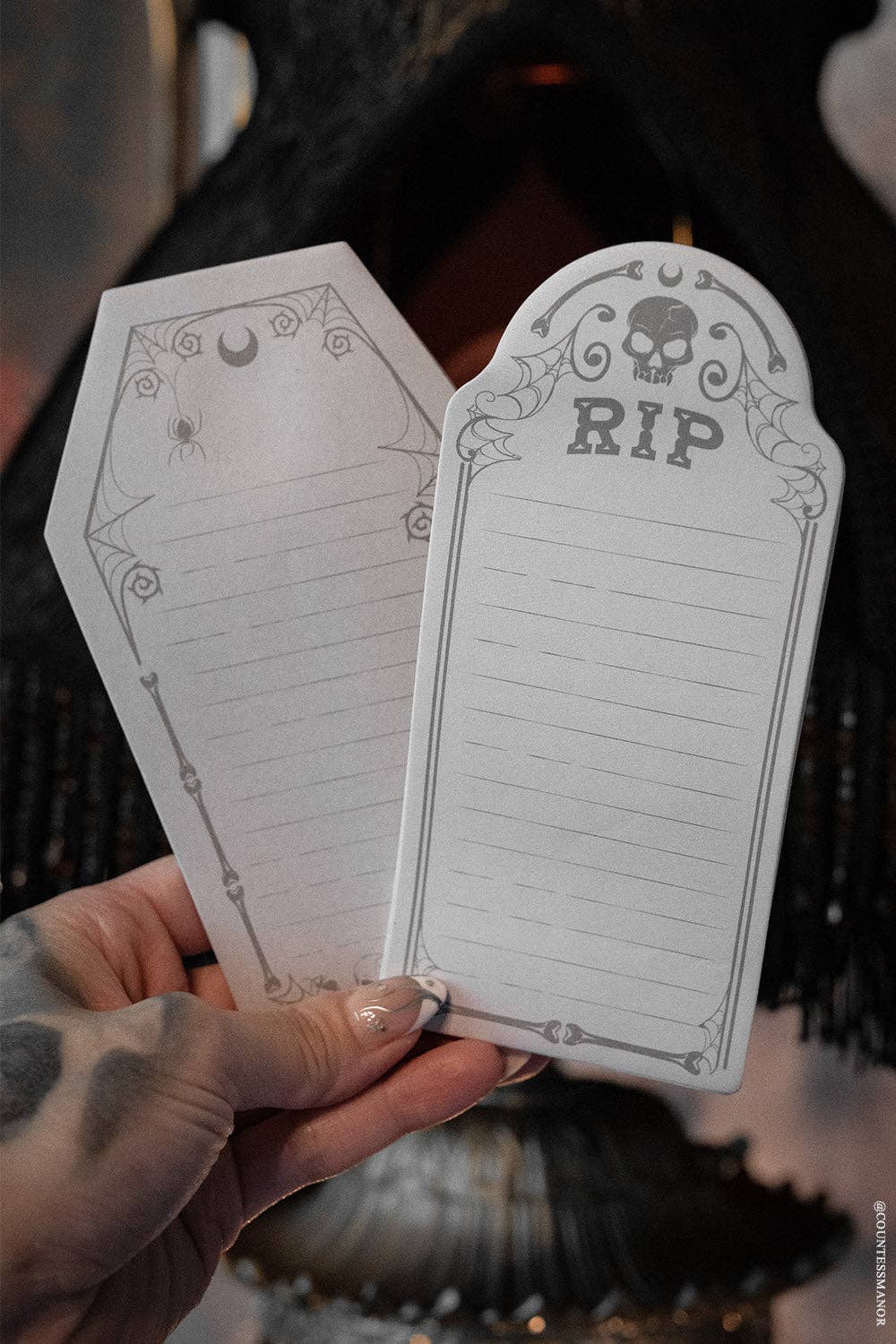 Grave Thoughts Tombstone Sticky Notes