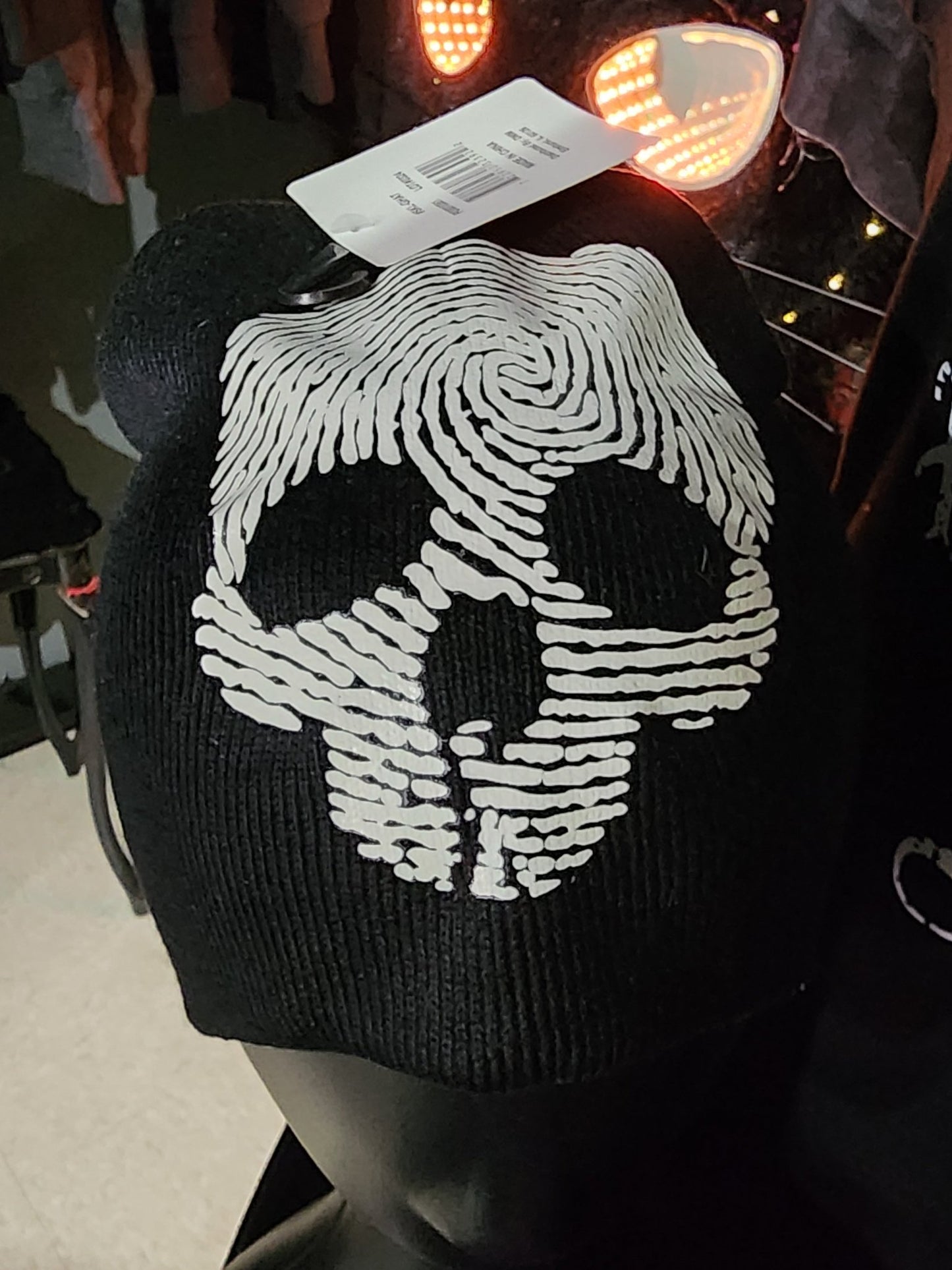 Beanie Glow in the Dark Clothing Accessories - Gothic & Alternative Gift - Haunted