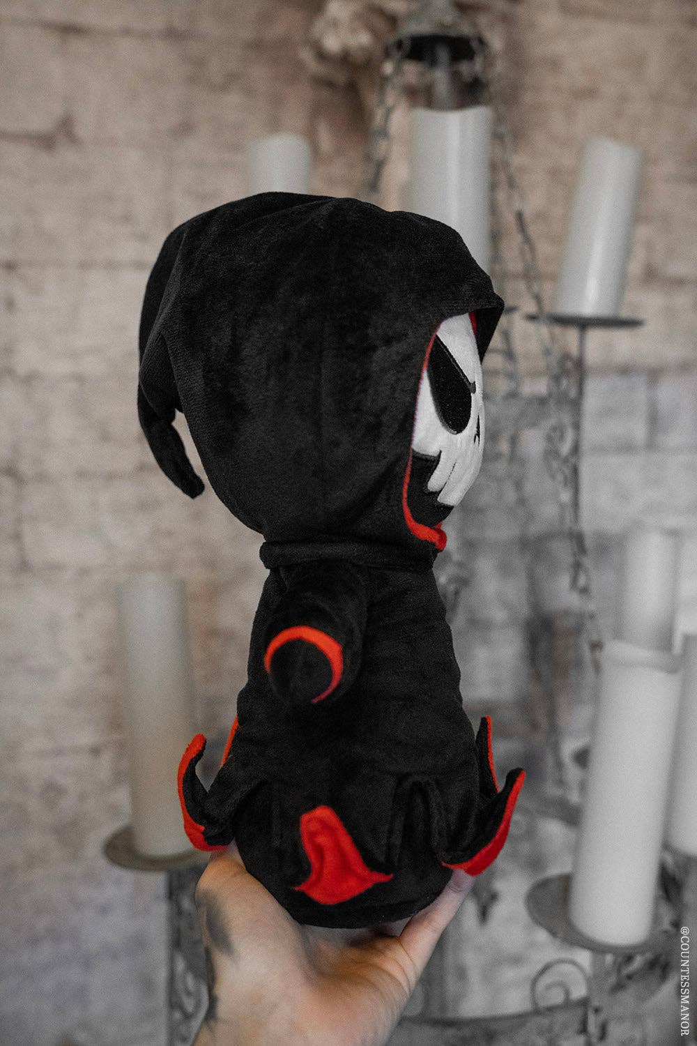 Grim Reaper Creeper Plush Toy Holiday Creepmas Gothmas Christmas Spooky Gift