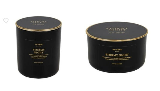 Best Seller Dark Gothic Glass Candle Stormy Night Candles - Gothic & Alternative Gift - Haunted