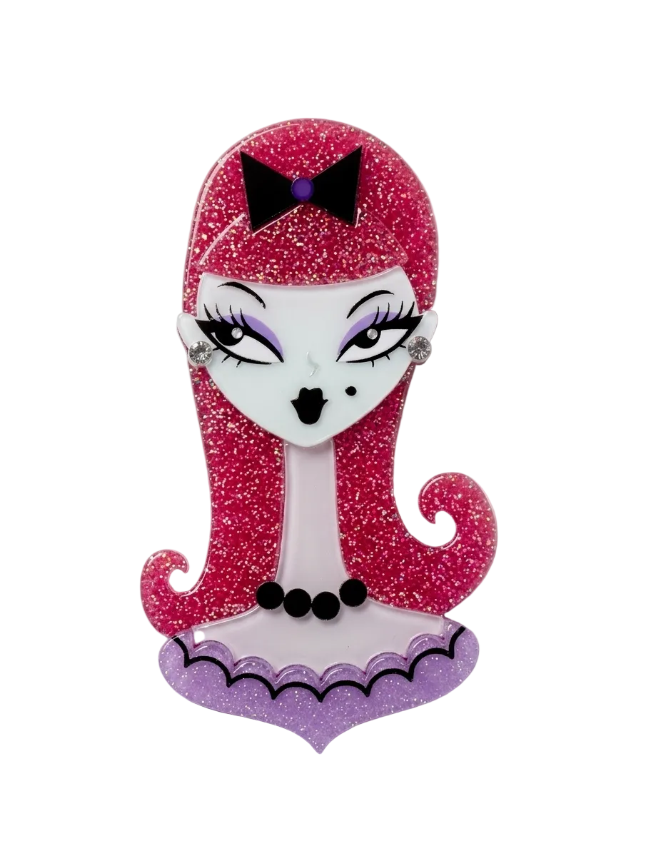 Bubblegum Boo Spooky Doll Brooch