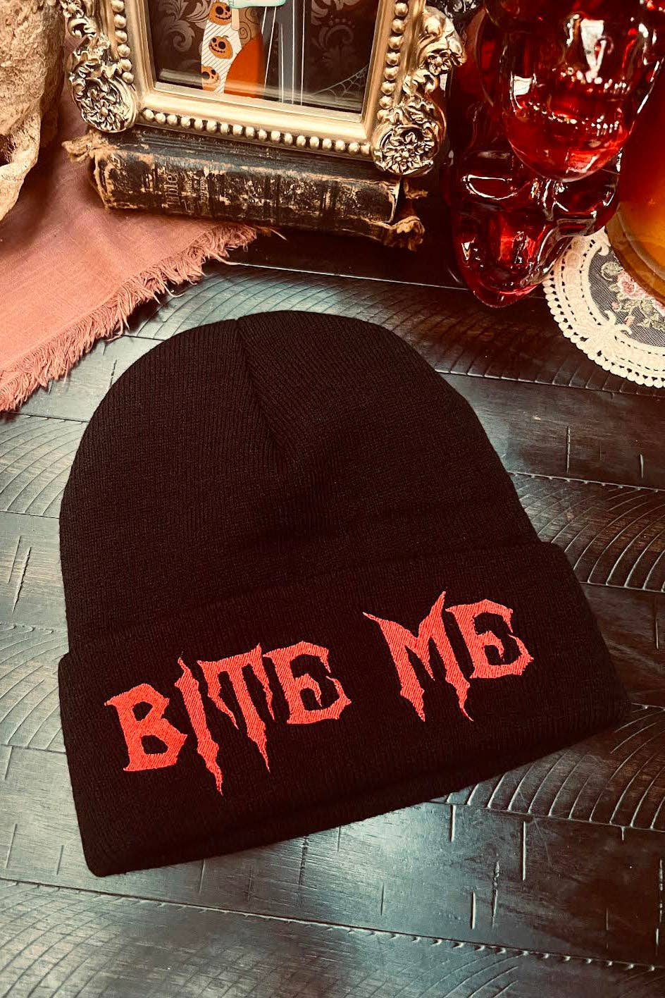 Bite Me Beanie Accessories - Gothic & Alternative Gift - Haunted