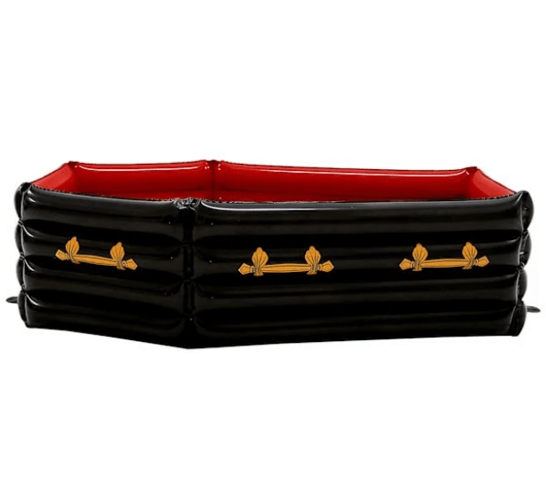 Black and Red Vampire Coffin-inflatable Home Decor - Gothic & Alternative Gift - Haunted