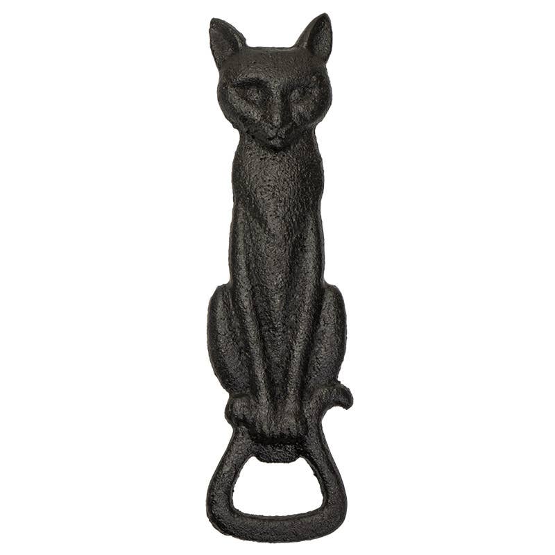 Black Cat Bottle Opener Witch Halloween Decor Barware - Gothic & Alternative Gift - Haunted