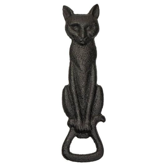 Black Cat Bottle Opener Witch Halloween Decor Barware - Gothic & Alternative Gift - Haunted