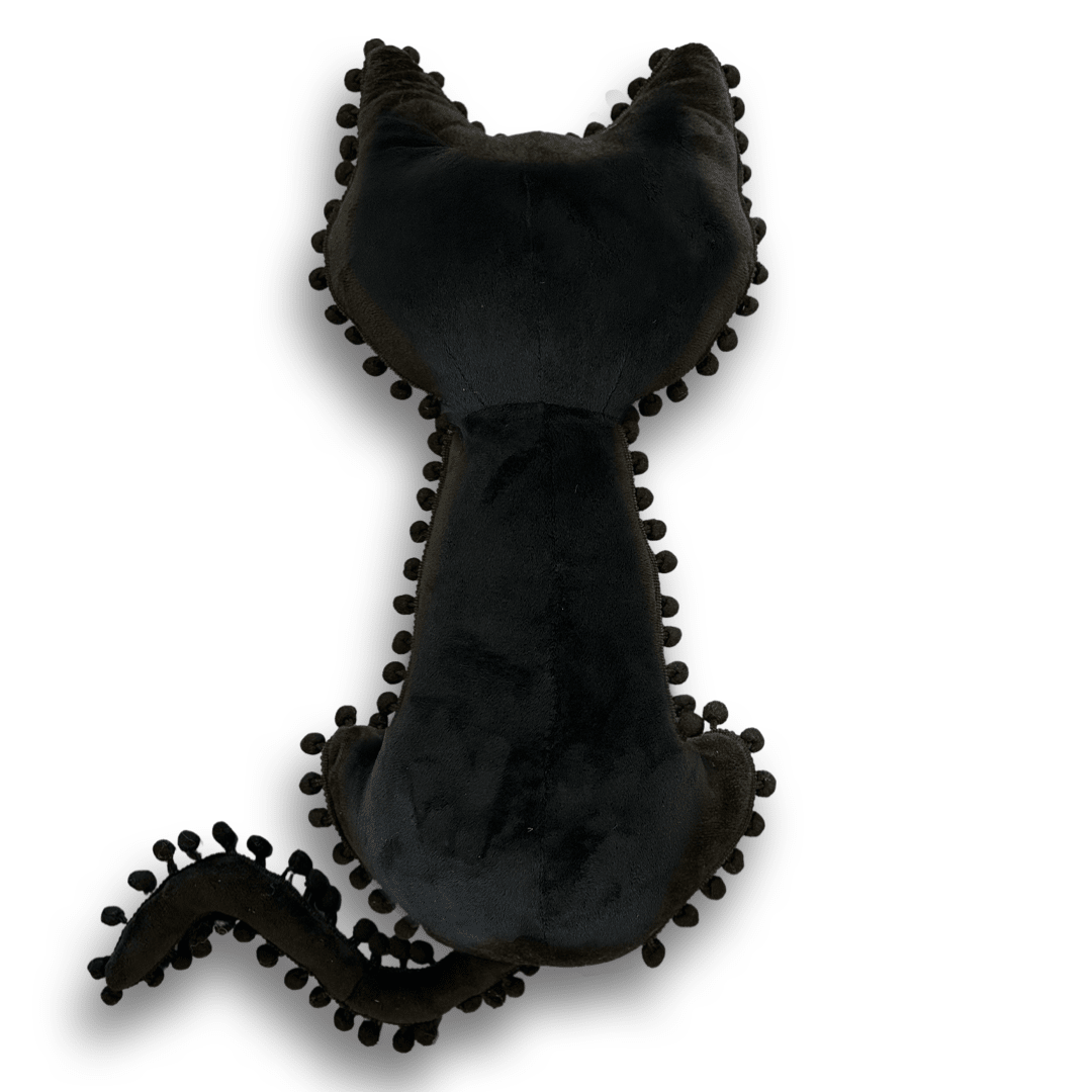 Black Cat Whimsigoth Halloween Stuffed Plush Animal Stuffed Animals - Gothic & Alternative Gift - Haunted