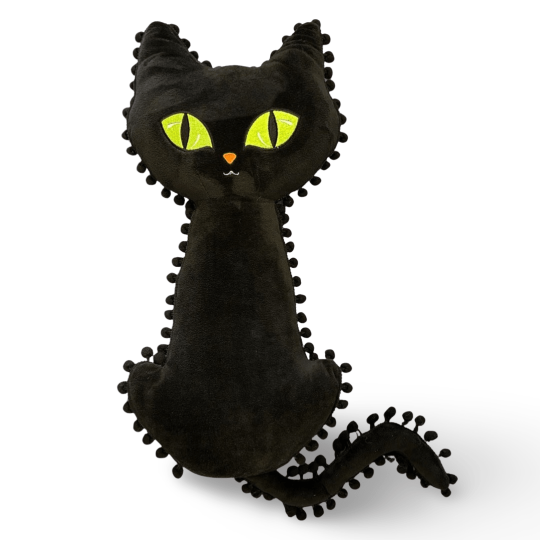 Black Cat Whimsigoth Halloween Stuffed Plush Animal Stuffed Animals - Gothic & Alternative Gift - Haunted