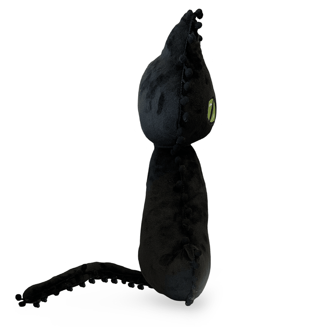 Black Cat Whimsigoth Halloween Stuffed Plush Animal Stuffed Animals - Gothic & Alternative Gift - Haunted