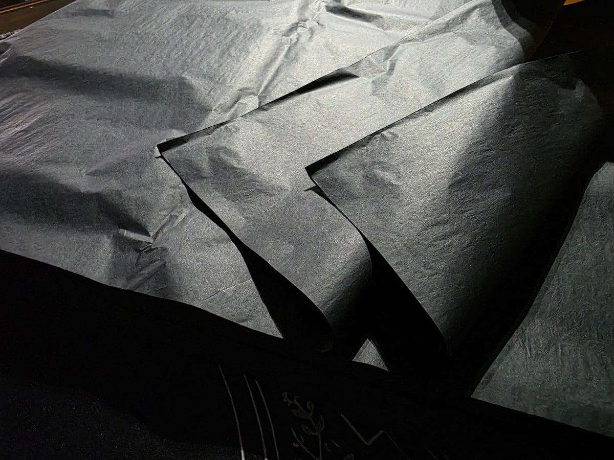 Black gift wrap tissue paper Wrapping Paper - Gothic & Alternative Gift - Haunted