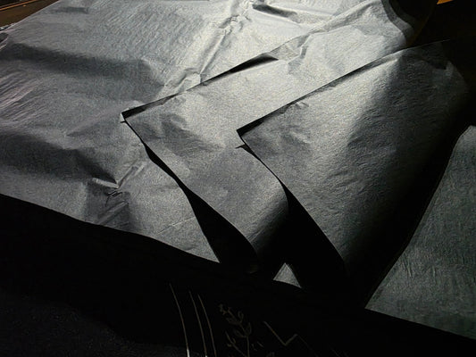 Black gift wrap tissue paper Wrapping Paper - Gothic & Alternative Gift - Haunted