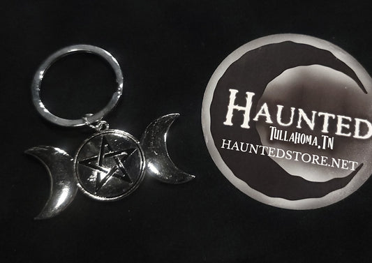 Black Magic Gothic Keyrings Coffin, Moon, Planchette, Pentagram keychains - Gothic & Alternative Gift - Haunted