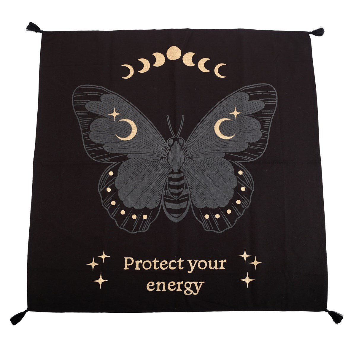 Black Moth Altar Cloth Decorative Accessories, - Gothic & Alternative Gift - Haunted