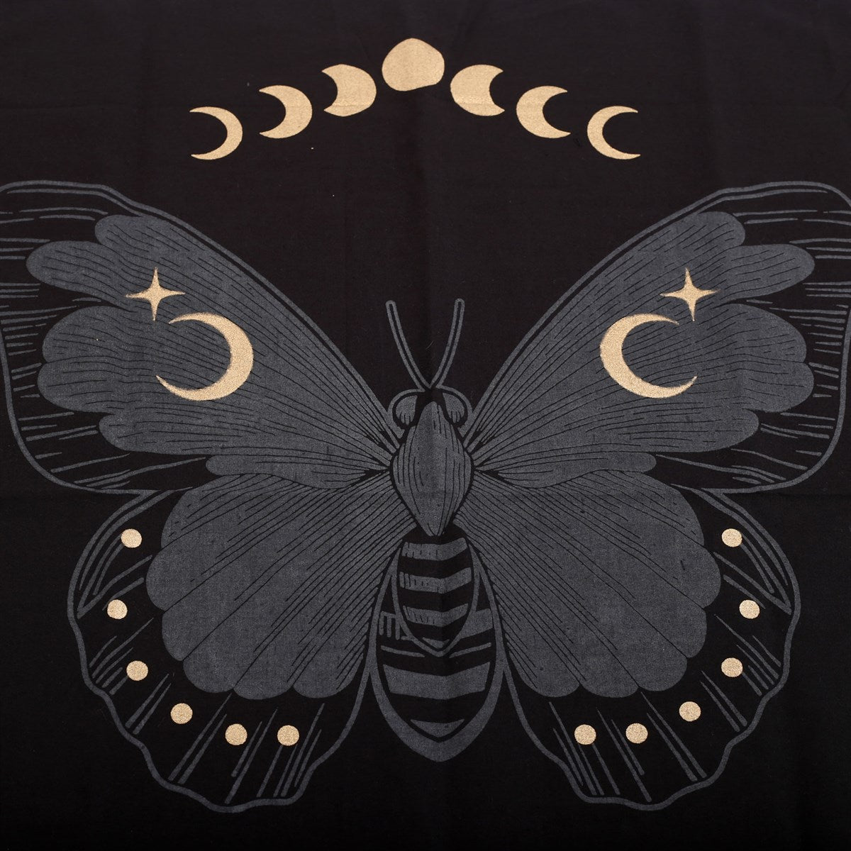 Black Moth Altar Cloth Decorative Accessories, - Gothic & Alternative Gift - Haunted