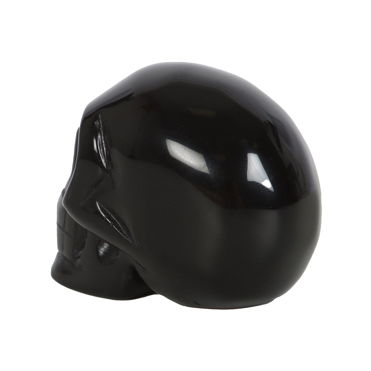 Black Obsidian Crystal Skull Crystal - Gothic & Alternative Gift - Haunted
