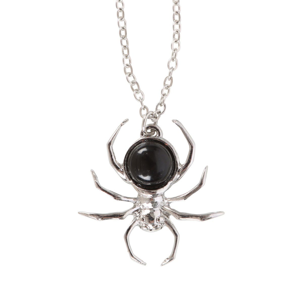 Black Obsidian Spider Jewelry Bracelet, Earrings, Necklace Jewelry - Gothic & Alternative Gift - Haunted