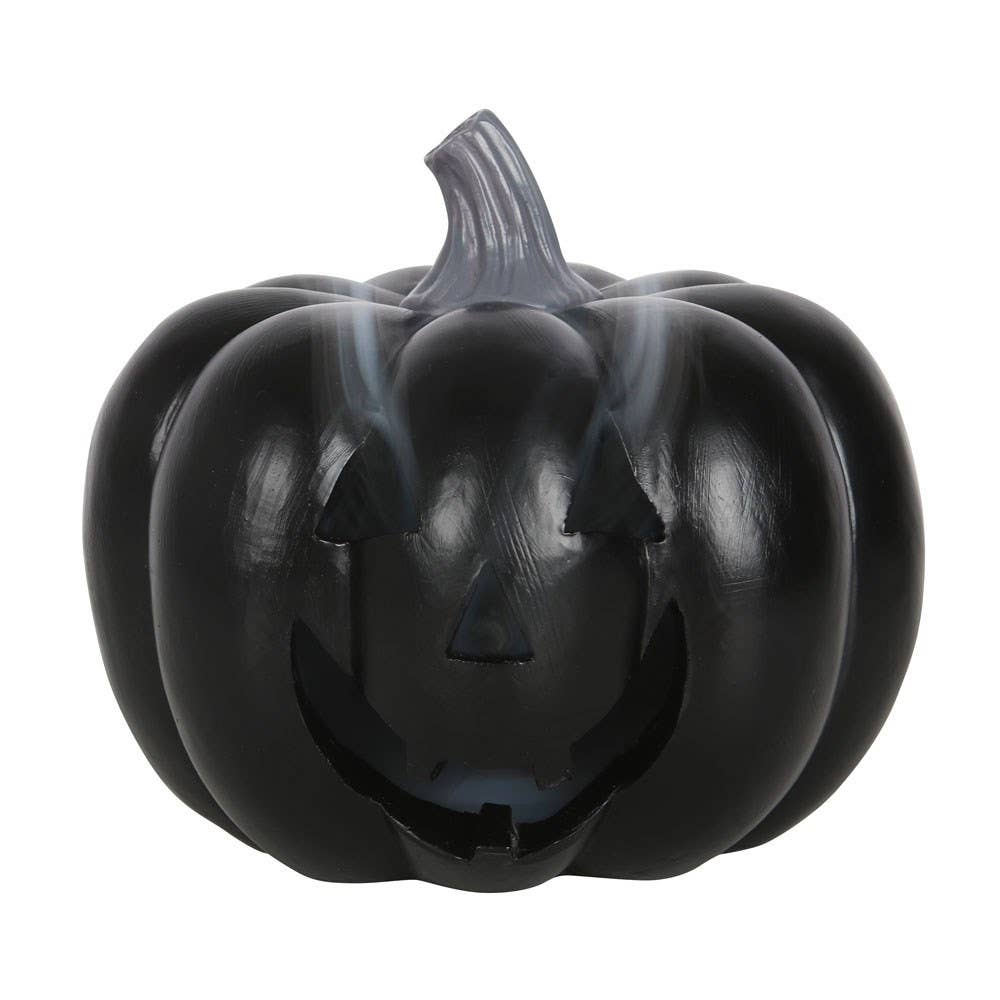 Black Pumpkin Halloween Incense Cone Holder burner Candle holders - Gothic & Alternative Gift - Haunted