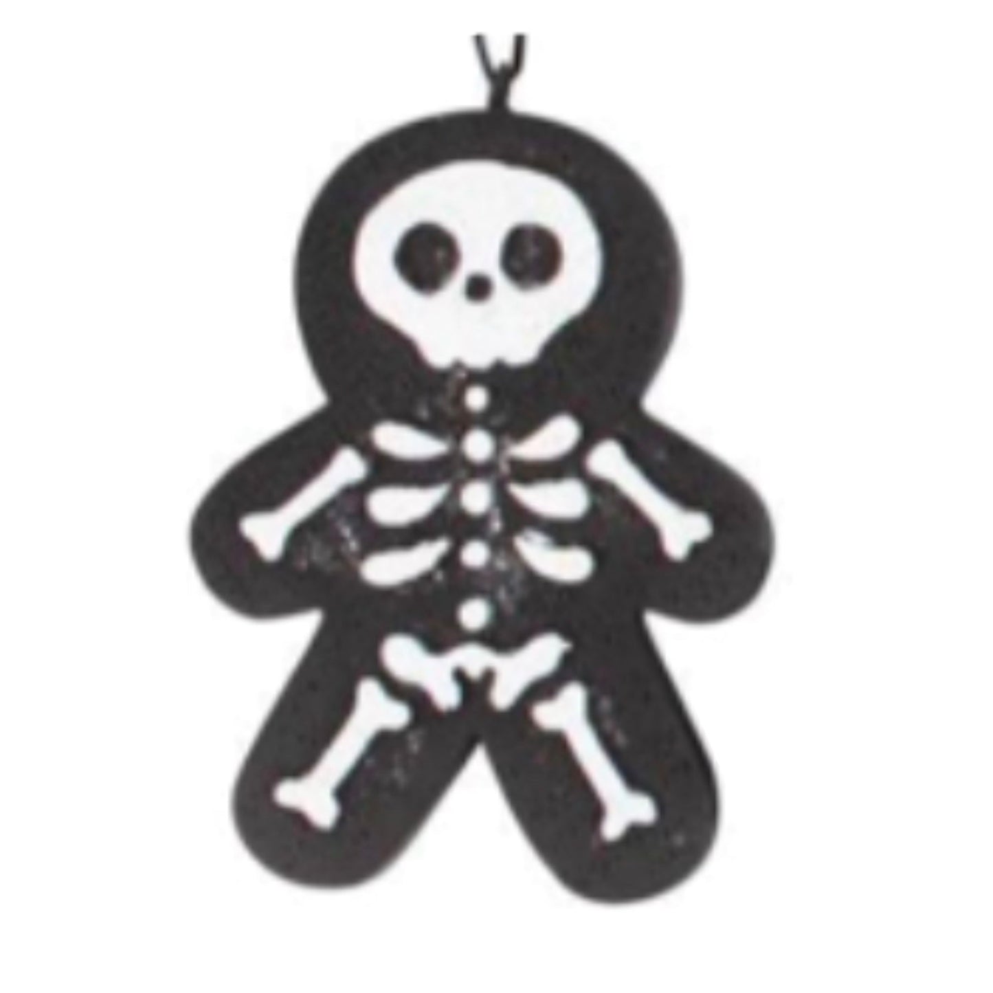 Black Skeleton Gingerbread Ornaments Gothmas, Christmas, Creepmas, Holiday Ornaments - Gothic & Alternative Gift - Haunted