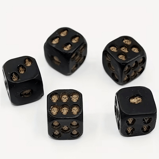 Black Skull Dice - Gothic & Alternative Gift - Haunted