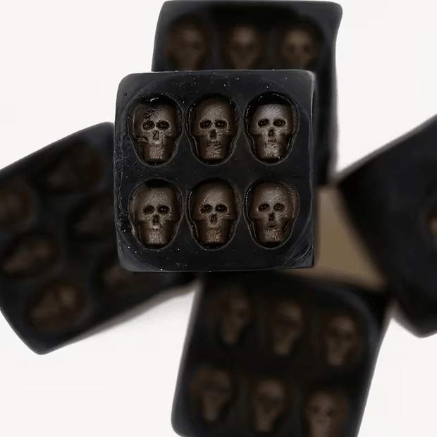 Black Skull Dice - Gothic & Alternative Gift - Haunted