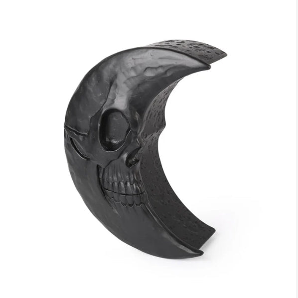 Black Skull Moon Trinket & Jewelry Box Home Decor - Gothic & Alternative Gift - Haunted