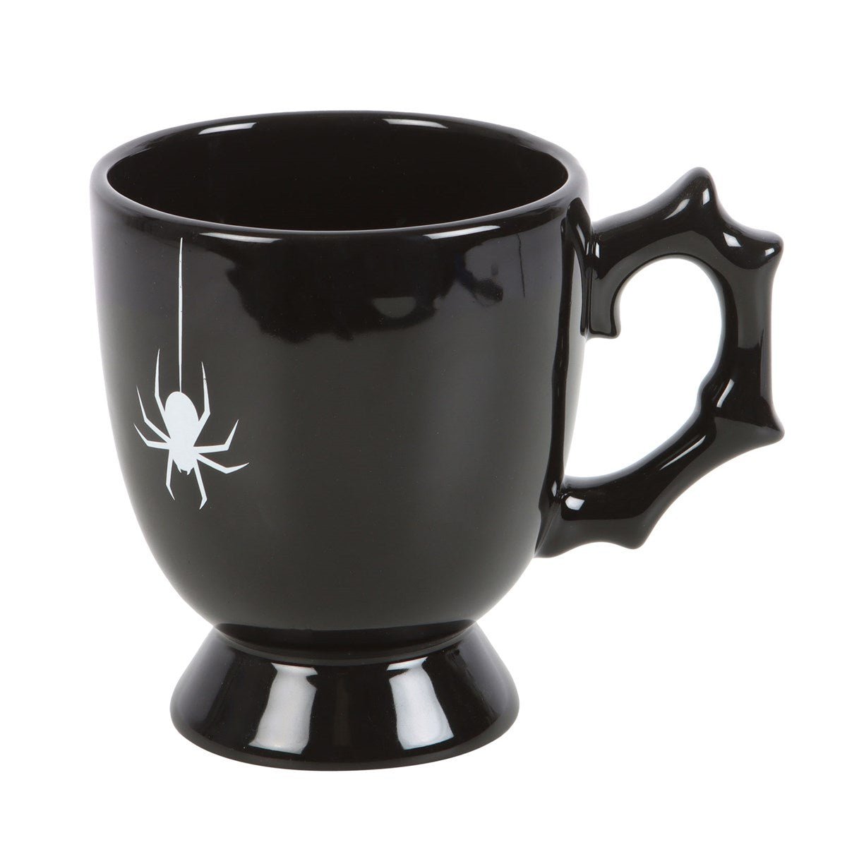 Black Spider Teacup Drinkware - Gothic & Alternative Gift - Haunted