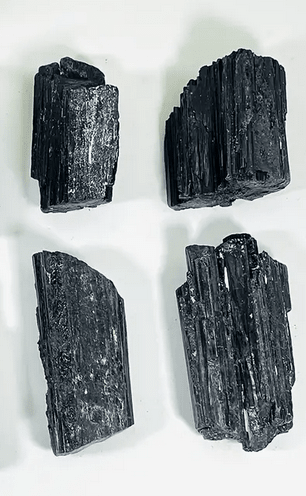Black Tourmaline Raw Crystal Rock - Gothic & Alternative Gift - Haunted