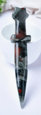 Bloodstone Crystal Dagger Crystals - Gothic & Alternative Gift - Haunted