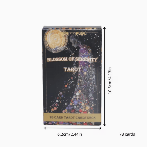 Blossom of Serenity Tarot Card Deck Witch Supplies - Gothic & Alternative Gift - Haunted