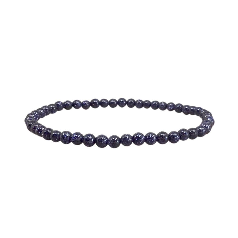 Blue Goldstone Crystal Bracelet Crystals - Gothic & Alternative Gift - Haunted