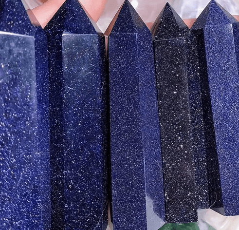Blue Sandstone Crystal Tower - Gothic & Alternative Gift - Haunted