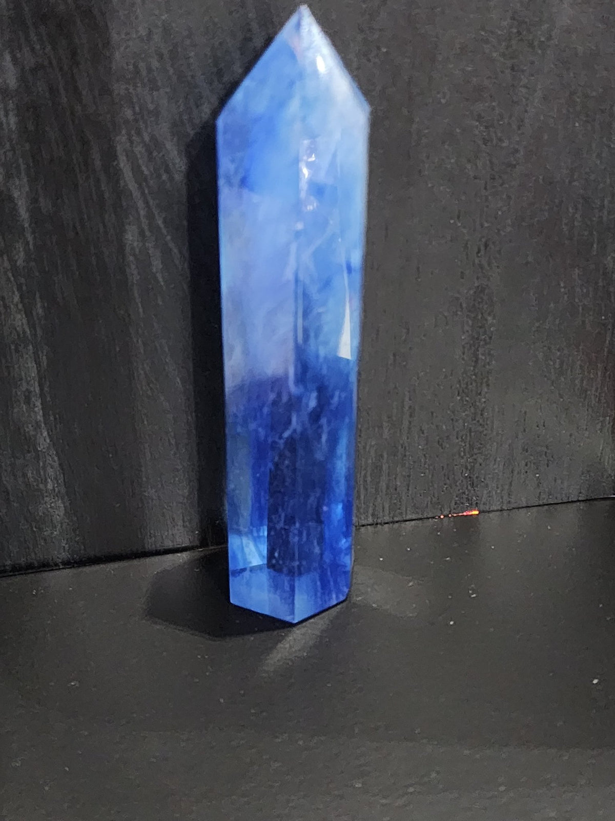 Blueberry Quartz Crystal Tower Crystal - Gothic & Alternative Gift - Haunted